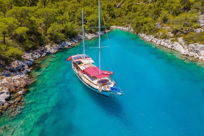 Kekova Gulet Cabine 5  10  slaapplaatsen 12  gasten 21 m Lijstnummer: #13377