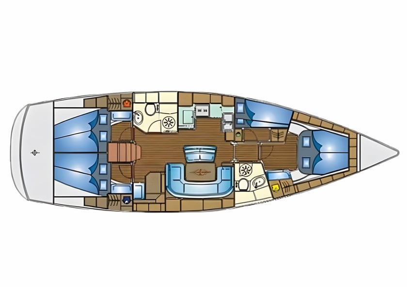 Palma di Maiorca Barca a vela cabina 4  cuccette 8  8  ospiti 14.2 m Numero dell'inserzione: #13437 2