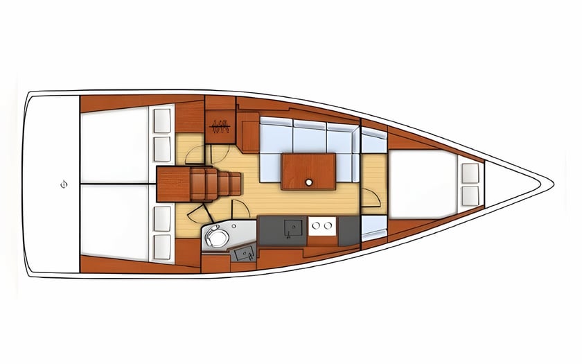 Procida Barca a vela cabina 3  cuccette 8  8  ospiti 11.5 m Numero dell'inserzione: #13439 2