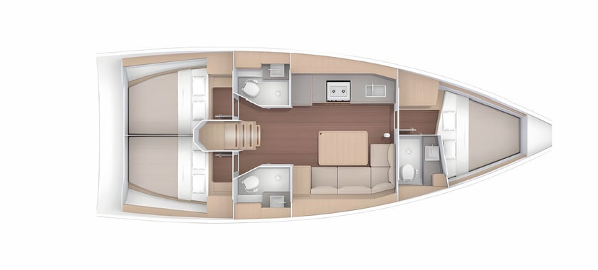 Rodas Velero Cabina 3  8  literas 8  invitados 11.93 m Número de anuncio: #13505 2