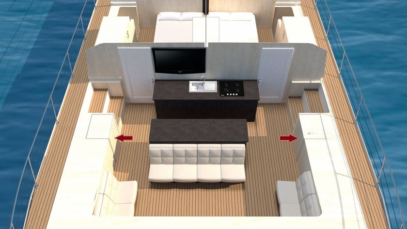 Trogir Catamaran Cabine 5  10  slaapplaatsen 12  gasten 15.19 m Lijstnummer: #13530 5