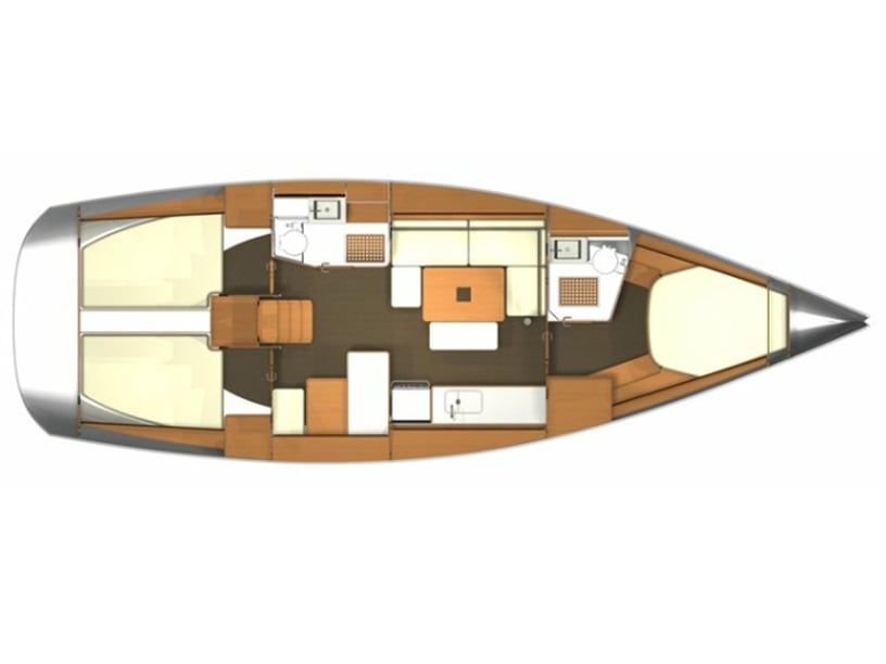 Piombino Yelkenli 3 kabin Konaklama 8 kişi Seyir 8 kişi 12.17 m İlan No: #13566 5