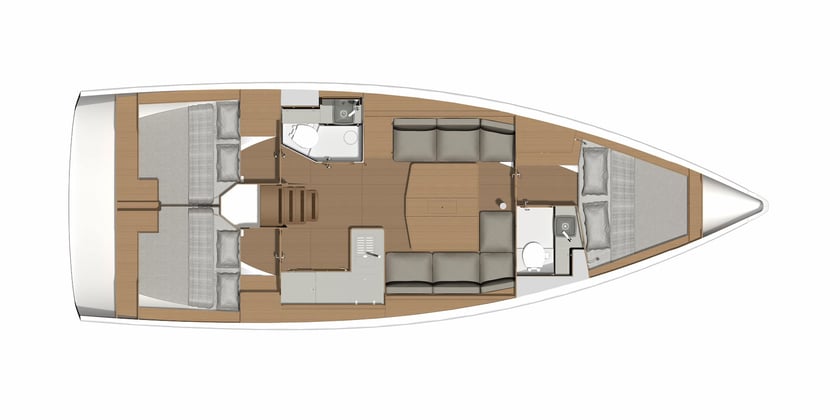 Arzon Segelboot 3 Kabine 8 Liegeplätze 8 Gäste 11.94 m Nummer des Inserats: #13659 2