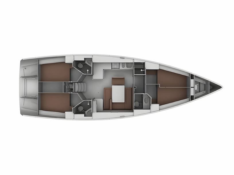 Castiglioncello Zeilboot Cabine 4  9  slaapplaatsen 9  gasten 14.27 m Lijstnummer: #1366 2