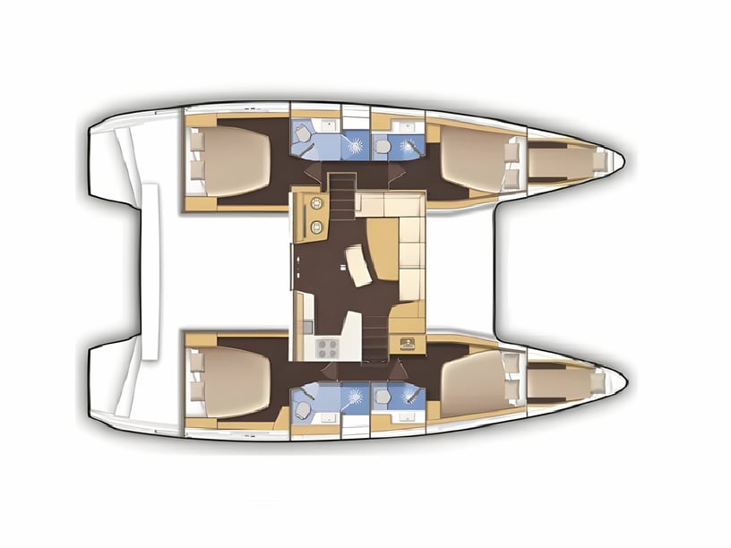 Primošten Catamarán Cabina 6  12  literas 12  invitados 11.74 m Número de anuncio: #13693 2