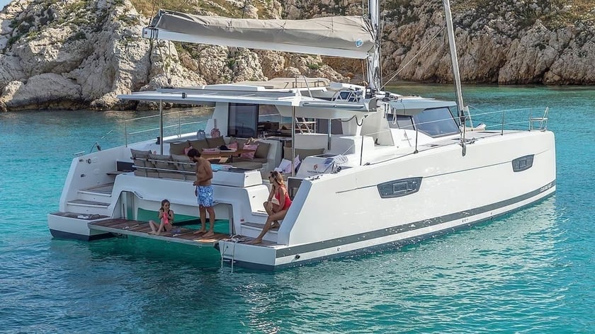 Cogolin Catamaran 4 cabin 8 berths 9 guests 12.58 m Listing Number: #13853