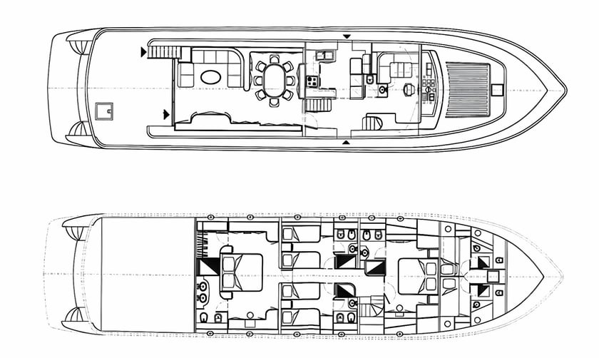 Hellinikon - Atene Yacht a motore cabina 4  cuccette 8  15  ospiti 16.1 m Numero dell'inserzione: #13987 2