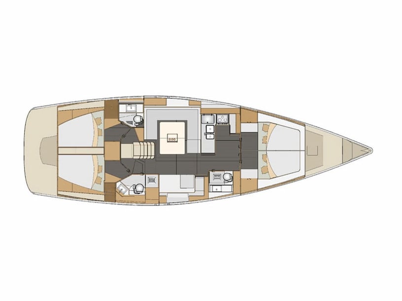 San Benedetto del Tronto Yelkenli 6 kabin Konaklama 11 kişi Seyir 12 kişi 14.85 m İlan No: #14079 5