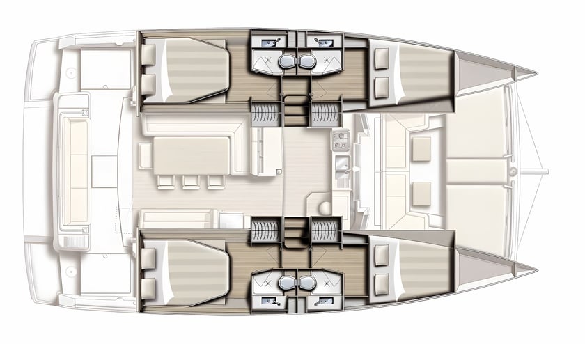 Procida Katamaran 6 kabin Konaklama 12 kişi Seyir 12 kişi 12.37 m İlan No: #14189 2