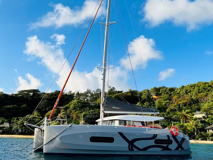 Ibiza Catamaran 4 cabin 8 berths 8 guests 11.33 m Listing Number: #14233