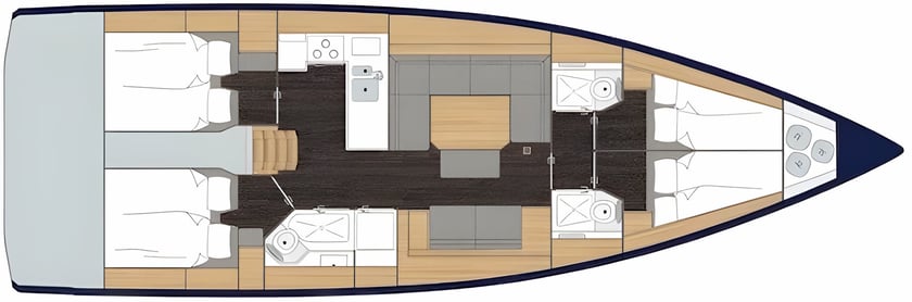 Vliho Barca a vela cabina 4  cuccette 10  10  ospiti 14 m Numero dell'inserzione: #14539 2