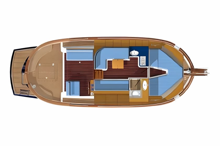 Sitges Motorboot Cabine 2  4  slaapplaatsen 10  gasten 10.5 m Lijstnummer: #14576 2