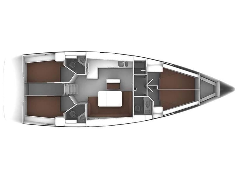 Skiathos Yelkenli 4 kabin Konaklama 10 kişi Seyir 10 kişi 14.27 m İlan No: #14580 3