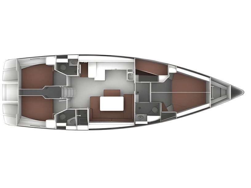 Lavrion Barca a vela cabina 5  cuccette 12  12  ospiti 15.59 m Numero dell'inserzione: #14663 2