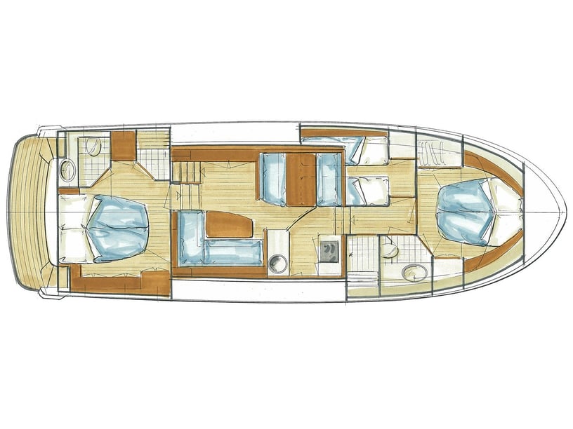 Kinrooi Yacht a motore cabina 3  cuccette 6  6  ospiti 12.85 m Numero dell'inserzione: #1467 3