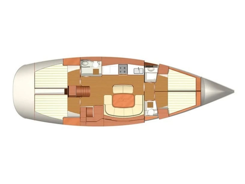 Martinique Segelboot 4 Kabine 8 Liegeplätze 8 Gäste 13.72 m Nummer des Inserats: #14735 5