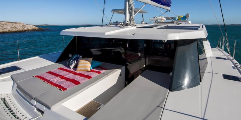 St Lucia - Castries Catamaran 3 cabin 8 berths 10 guests 12.67 m Listing Number: #14764 5