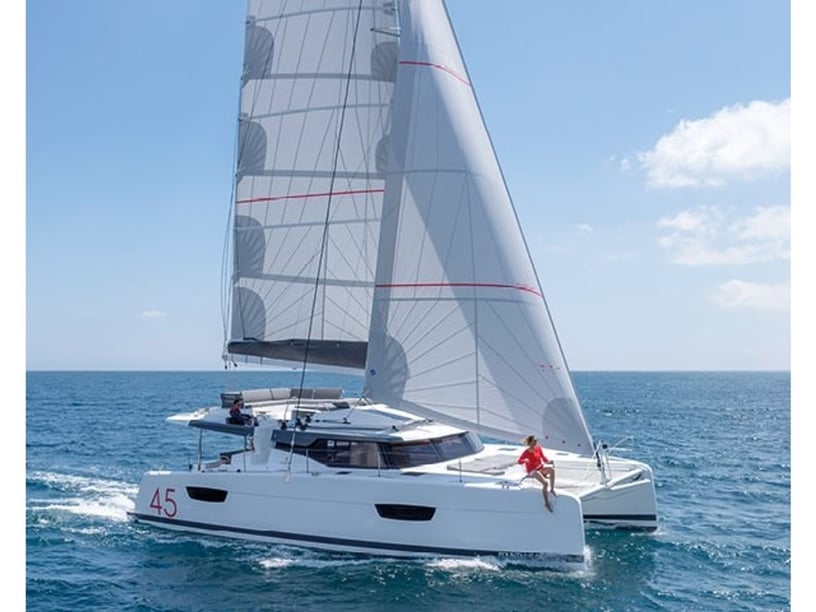 Tourlos Catamaran 6 cabin 12 berths 11 guests 13.45 m Listing Number: #14944