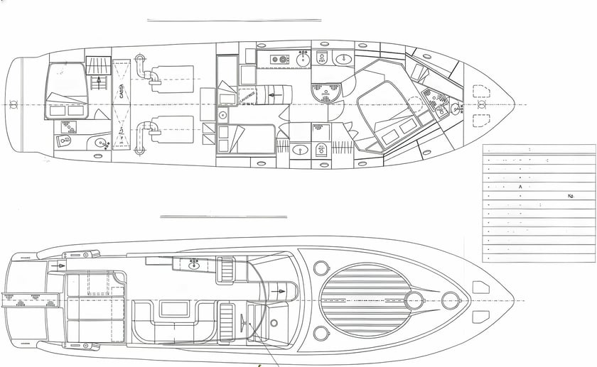 Lavrion Yacht a motore cabina 3  cuccette 6  6  ospiti 17.12 m Numero dell'inserzione: #14962 2