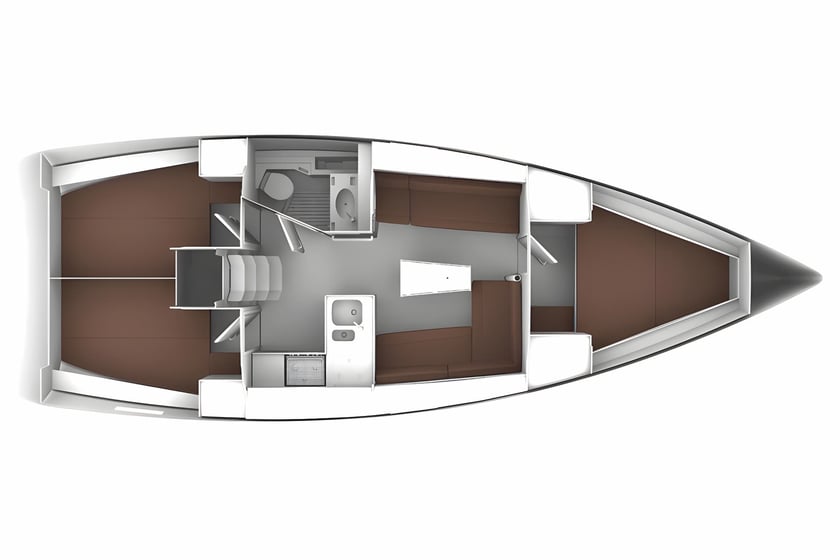 Barca a vela cabina 3  cuccette 7  7  ospiti 11.2 m Numero dell'inserzione: #15026 2