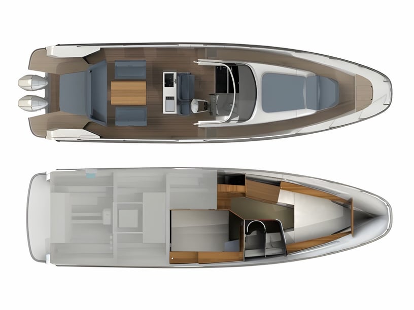 Pirovac Motoryacht 2 Kabine 4 Liegeplätze 4 Gäste 12.4 m Nummer des Inserats: #15042 2