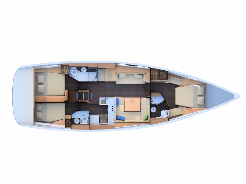 Preveza Yelkenli 2 kabin Konaklama 4 kişi Seyir 4 kişi 14.98 m İlan No: #15061 2