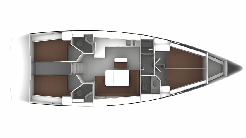 Trogir Segelboot 4 Kabine 9 Liegeplätze 9 Gäste 14.27 m Nummer des Inserats: #15156 2
