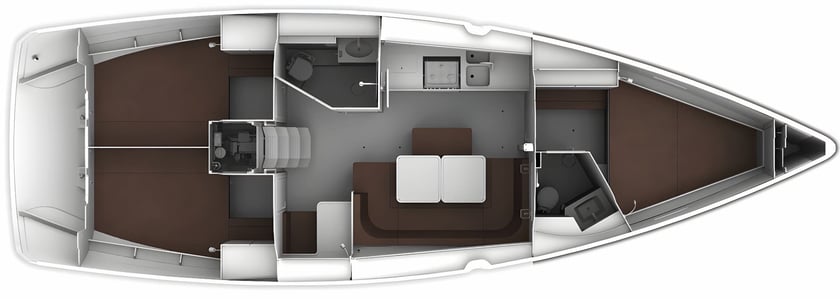 Barca a vela cabina 3  cuccette 7  7  ospiti 12.35 m Numero dell'inserzione: #15196 2