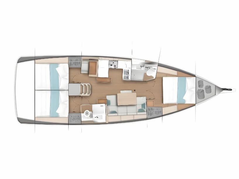 Roma Barca a vela cabina 3  cuccette 8  8  ospiti 13 m Numero dell'inserzione: #15336 2