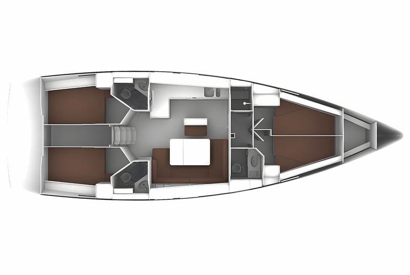 Barca a vela cabina 4  cuccette 8  8  ospiti 14.27 m Numero dell'inserzione: #15449 2