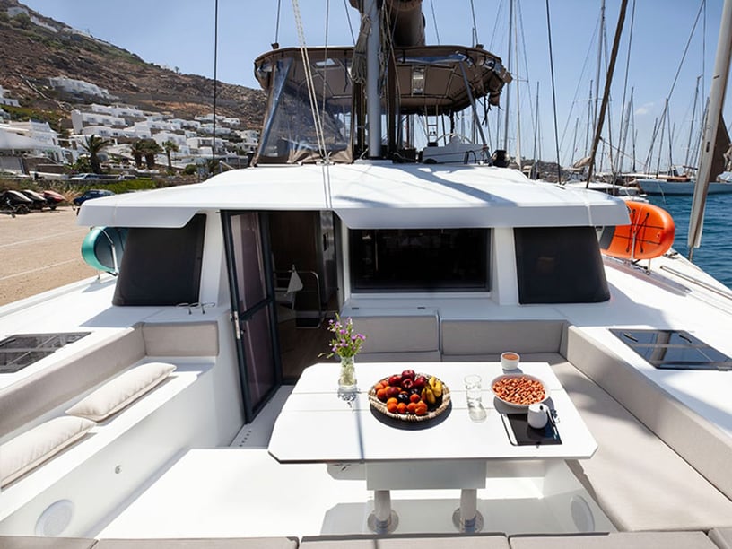 Tourlos Catamaran 6 cabin 11 berths 12 guests 14.28 m Listing Number: #15453