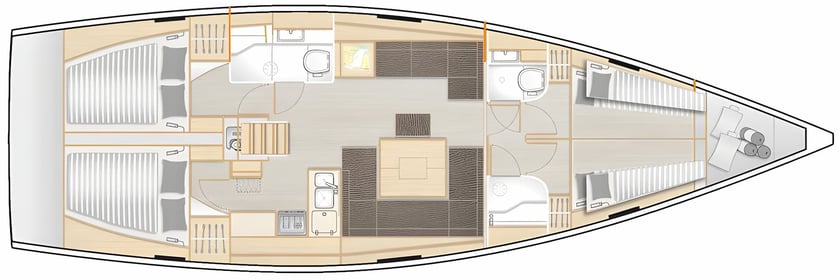 Kvaløysletta - Tromsø Barca a vela cabina 4  cuccette 8  8  ospiti 14.04 m Numero dell'inserzione: #15616 2