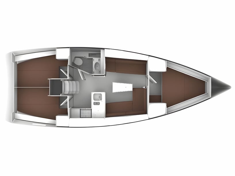 Kiato Barca a vela cabina 3  cuccette 7  7  ospiti 11.2 m Numero dell'inserzione: #15626 2