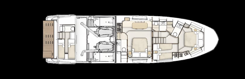 Kaštel Gomilica Motoryat 3 kabin Konaklama 6 kişi Seyir 6 kişi 18.25 m İlan No: #15635 4