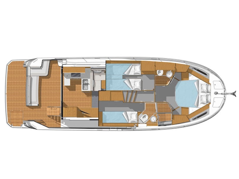 Pula Motorboot 3 Kabine 6 Liegeplätze 6 Gäste 13.43 m Nummer des Inserats: #15676 3