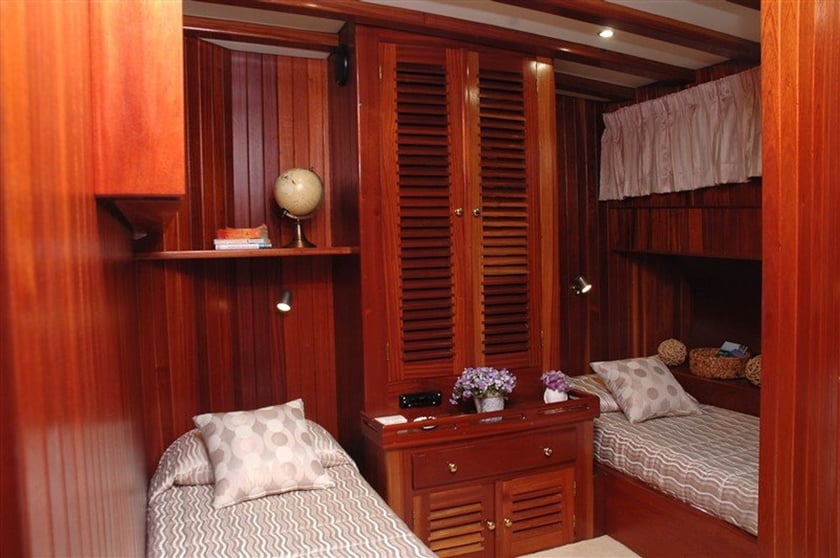 Athens Gulet 8 cabin 18 berths 18 guests 38 m Listing Number: #15694 4