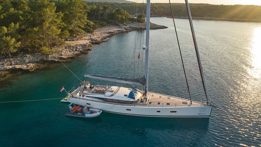 Kaštel Gomilica Sailboat 4 cabin 8 berths 8 guests 23.17 m Listing Number: #15695