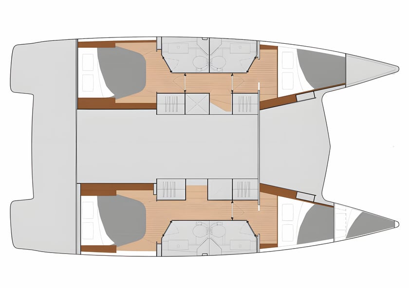 Skiathos Catamarano cabina 5  cuccette 11  11  ospiti 11.73 m Numero dell'inserzione: #15743 2