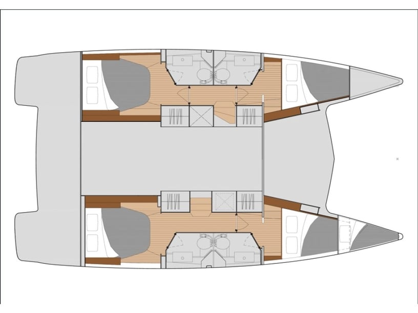 Skiathos Katamaran 5 Kabine 10 Liegeplätze 10 Gäste 11.73 m Nummer des Inserats: #15743 4