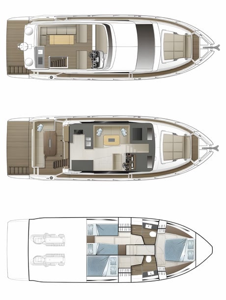 Pola Yacht a motore cabina 3  cuccette 6  6  ospiti 13.55 m Numero dell'inserzione: #15751 2