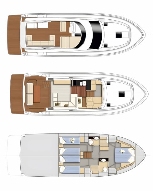 Pula Motorboat 3 cabin 7 berths 7 guests 13.6 m Listing Number: #15802 2