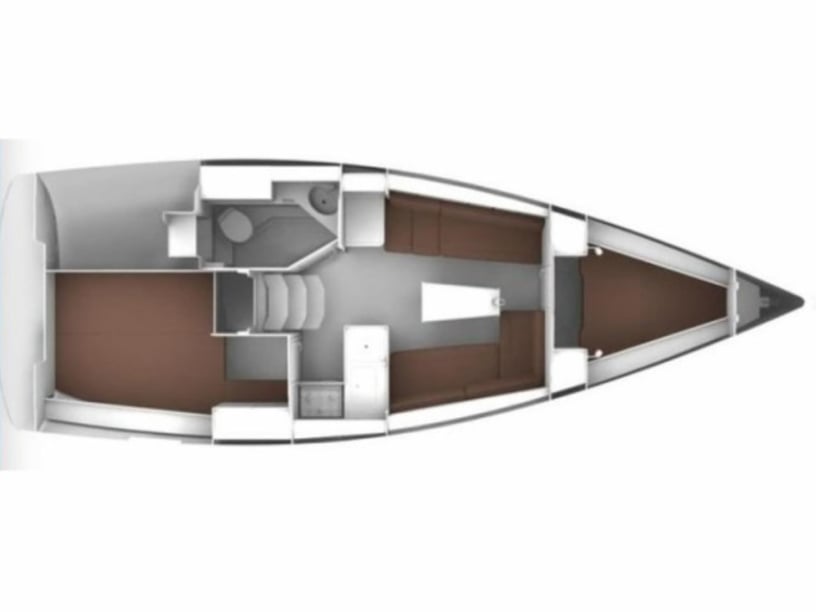 Rogoznica Segelboot 2 Kabine 5 Liegeplätze 5 Gäste 10.2 m Nummer des Inserats: #15915 2