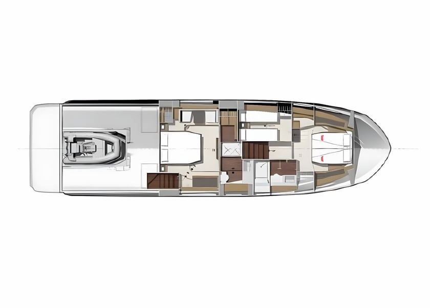 Palma de Mallorca Motoryacht 2 Kabine 4 Liegeplätze 4 Gäste 17.85 m Nummer des Inserats: #15955 2