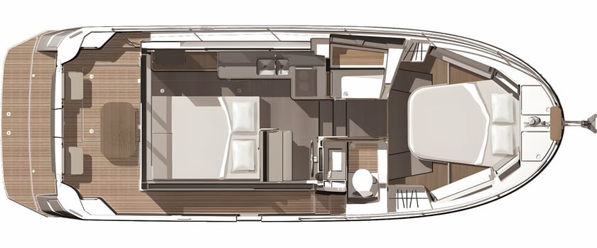 Pula Motorboot Cabine 2  4  slaapplaatsen 4  gasten 10.39 m Lijstnummer: #15984 2