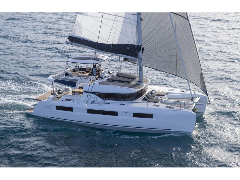 Athens Catamaran 6 cabin 12 berths 14 guests 15.35 m Listing Number: #15996