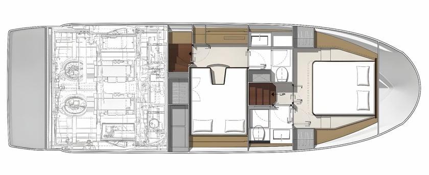 El Arenal Motoryacht 2 Kabine 4 Liegeplätze 4 Gäste 13.1 m Nummer des Inserats: #16131 2