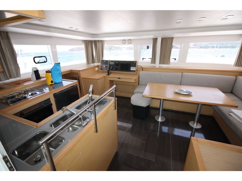 San Teodoro Catamaran 4 cabin 12 berths 12 guests 13.96 m Listing Number: #16211 2