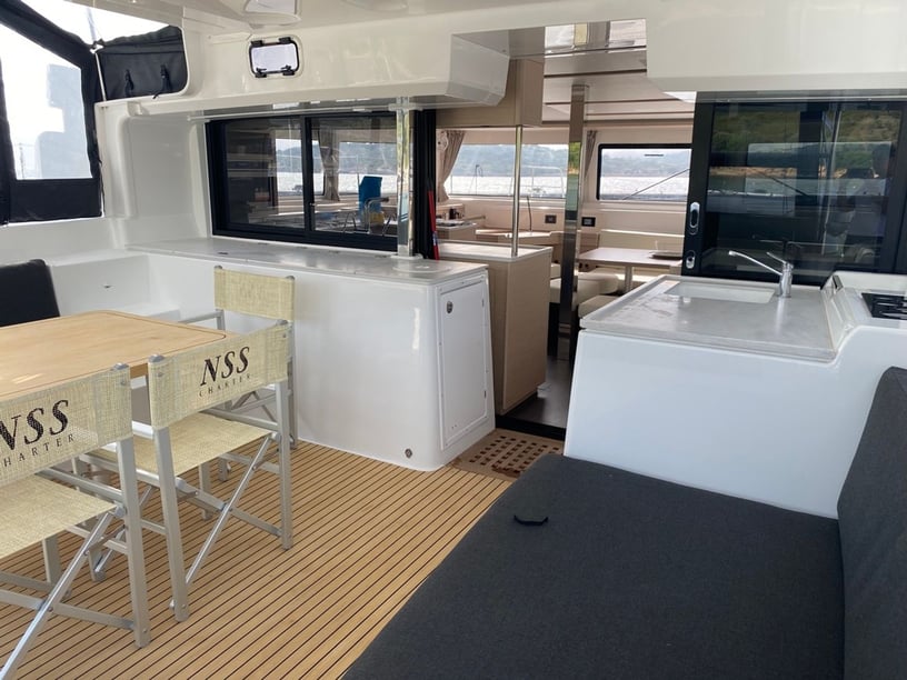 Furnari Catamaran 4 cabin 10 berths 12 guests 14 m Listing Number: #16256 3