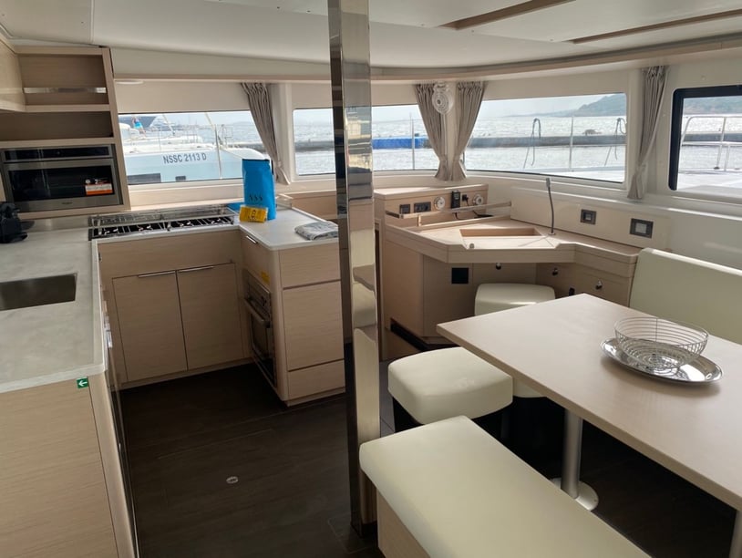 Furnari Catamaran 4 cabin 10 berths 12 guests 14 m Listing Number: #16256 2