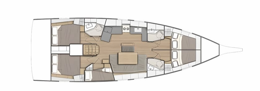 Šibenik Zeilboot Cabine 5  12  slaapplaatsen 12  gasten 14.6 m Lijstnummer: #16274 2